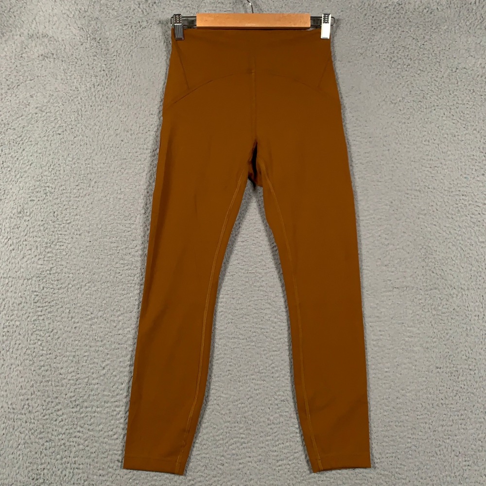 Lululemon Instill High-Rise Tight Womens 6 Brown Yoga Leggings SmoothCover 25 in